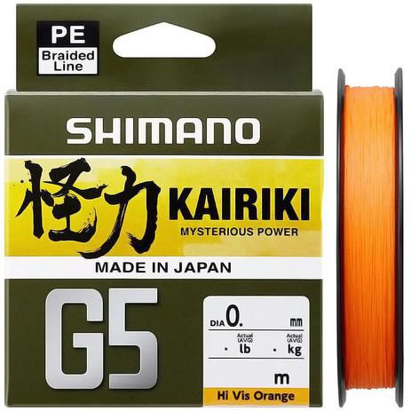 Linha Multi Kairiki G5 28,4Lb (0.23) X 150M Laranja - Shimano