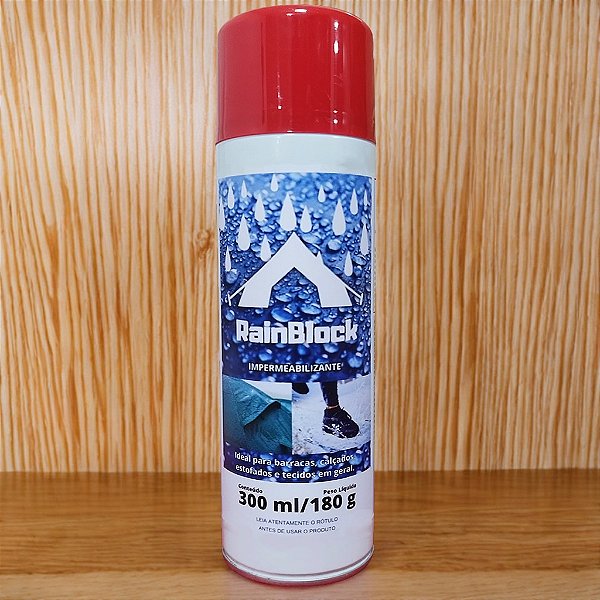 Impermeabilizante de Barracas e Tecidos Spray 300ML/180G - RainBlock