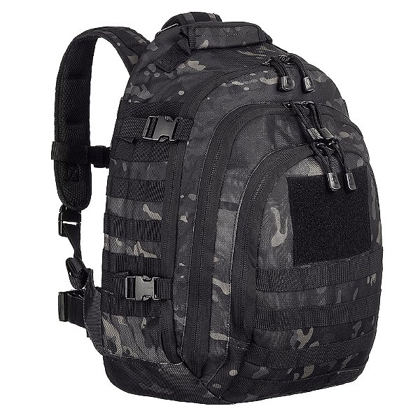 Mochila 35 Litros Legend Camuflado Warskin Black - Invictus