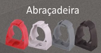 ABRAÇADEIRA 1/2" PVC ANTICHAMA