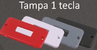 TAMPA 1 TECLA CAIXA 1/2"-3/4" PVC ANTICHAMA