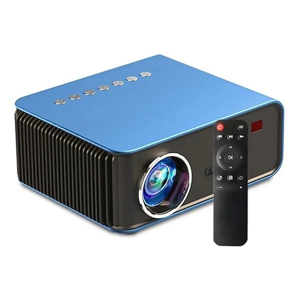 Projetor T4 New Gamer Pc Luz Led Wi-fi 3600 Lumens Bivolt Hd