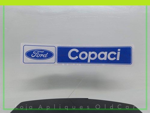 Adesivo Concessionária Ford - Copaci  (reverso - Colagem Interna no Vidro)