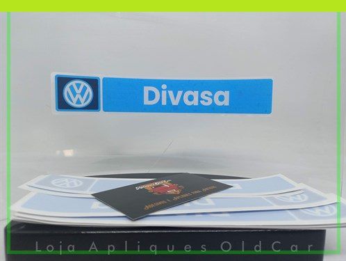 Adesivo Decorativo - Concessionária Volkswagen Divasa - Padrão De Época