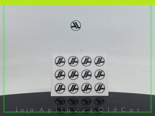 Selo Transparente Logo Autolatina - Decalque Vidros (kit C/12 Unds)