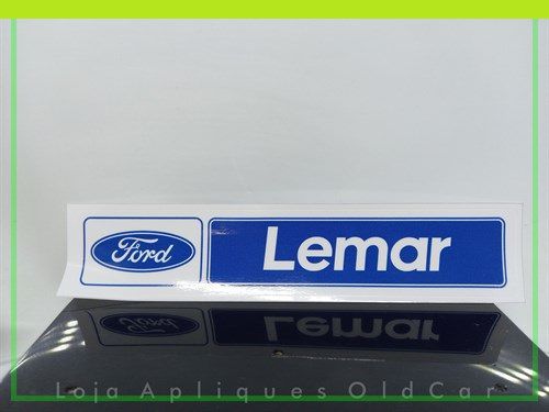 Adesivo Concessionária Ford - Lemar (colagem Externa P/lataria)