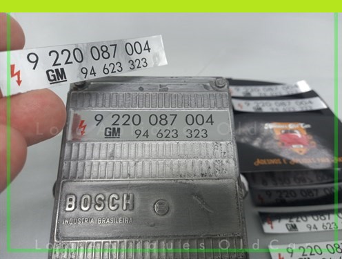 Adesivo Módulo Ignição Bosch Gm 6 Pinos - (identificação da Peça)
