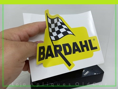 Adesivo Bardahl - Decorativo de Época (colagem Lataria ou Vidro)