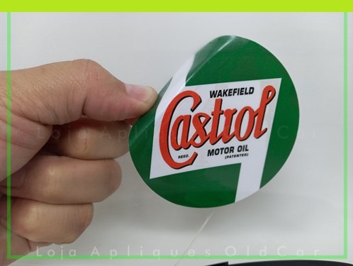PER CASTROL OLIO ADESIVO DECAL STICKER SERVICE TAGLIANDO MOTO AUTO CAR