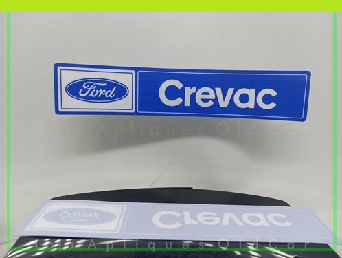 Adesivo Concessionária Ford - Crevac (colagem Interna P/vidro)