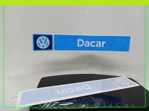 Adesivo Decorativo - Concessionária Volkswagen Dacar - Padrão de Época