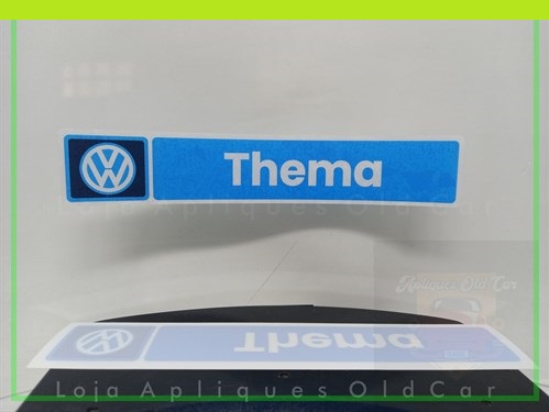 Adesivo Decorativo - Concessionária Volkswagen Thema - Padrão De Época