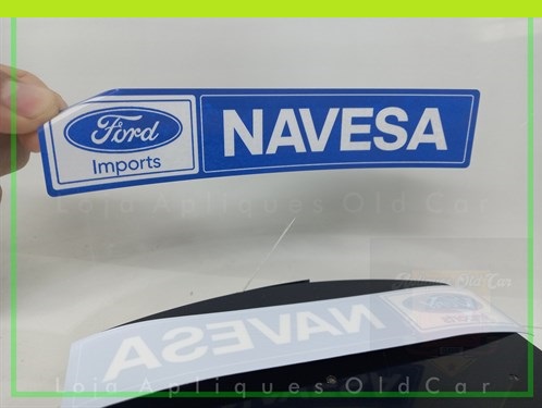 Adesivo Decorativo de Época Concessionária Ford Navesa