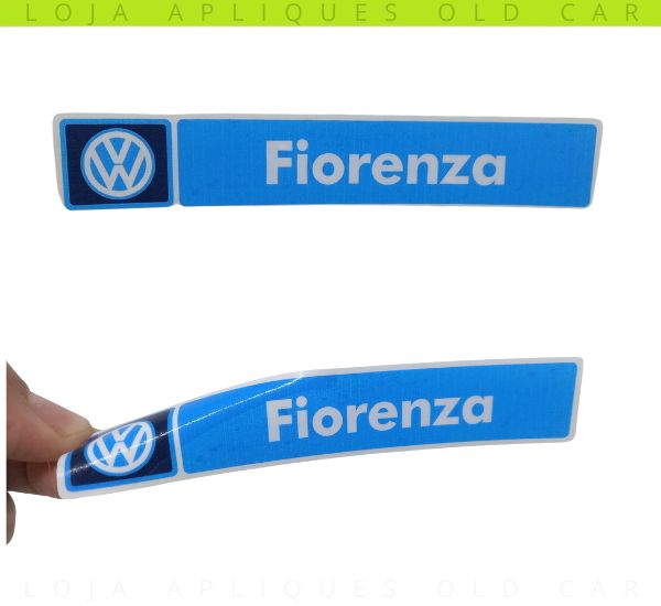 ADESIVO CONCESSIONÁRIA VOLKSWAGEN FIORENZA / DECORATIVO DE ÉPOCA
