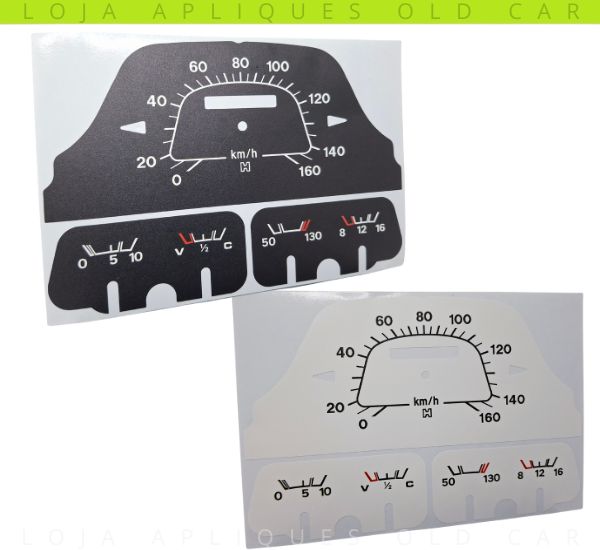 ADESIVOS PAINEL DE INSTRUMENTOS TOYOTA BANDEIRANTES / KIT APLIQUES COMPATÍVEL MODELO HORASA