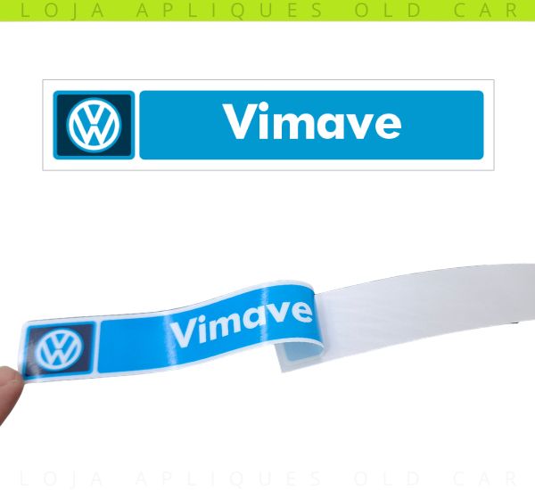 ADESIVO CONCESSIONÁRIA VIMAVE  / DECORATIVO DE ÉPOCA