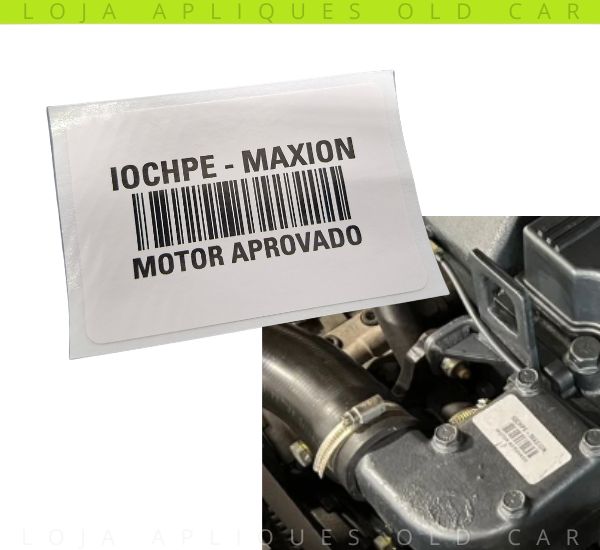 ADESIVO MOTOR APROVADO MAXION / ADESIVO MOTOR D20 MAXION