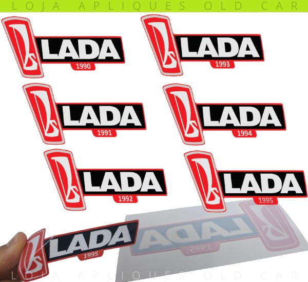 ADESIVO ANO LADA / DECORATIVO INFORMATIVO ANO DE FABRICAÇÃO / COLAGEM INTERNA NO VIDRO