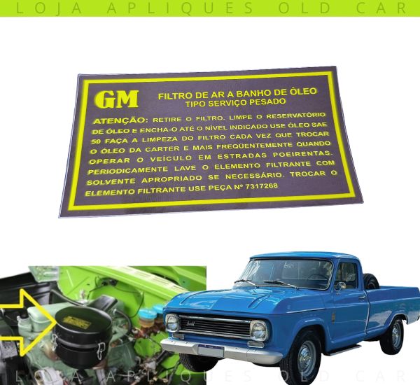 ADESIVO FILTRO DE AR BANHO DE ÓLEO C10, C14 / INSTRUÇÕES DE LIMPEZA E MANUSEIO