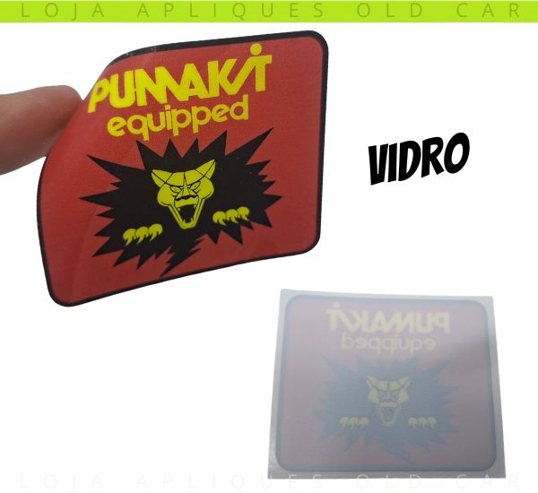 ADESIVO PUMAKIT EQUIPPED / DECORATIVO PARA LINHA PUMA / COLAGEM VIDRO OU LATARIA