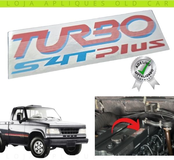 ADESIVO TURBO S4T PLUS TAMPA DE VÁLVULAS MOTOR MAXION D20 / ADESIVO METALIZADO DA TAMPA DE VÁLVULAS