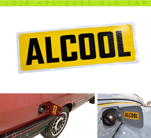 ADESIVO ÁLCOOL PORTINHOLA DO TANQUE FUSCA ITAMAR E PASSAT GTS POINTER / COLAGEM INTERNA PORTINHOLA DO TANQUE