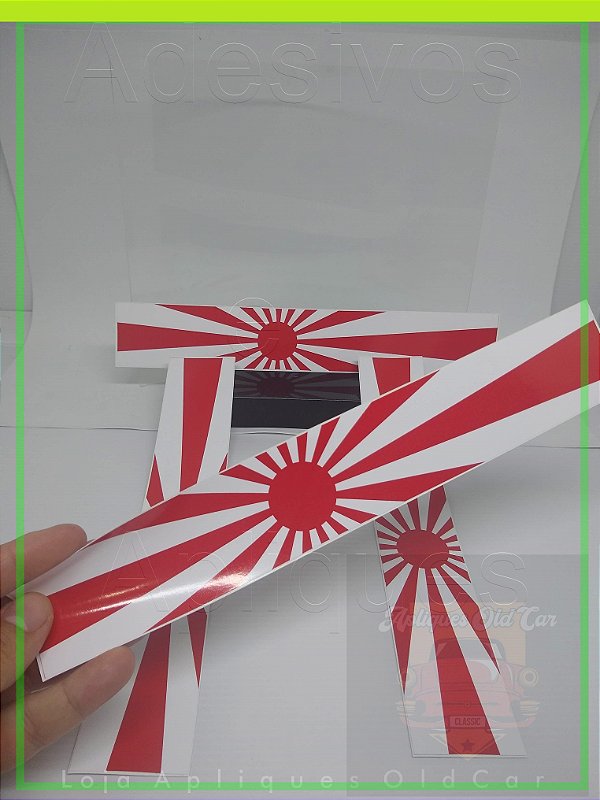 Adesivo Faixa Decorativa Cores - (Japão Imperial) - Faixa 30cm_x_5cm