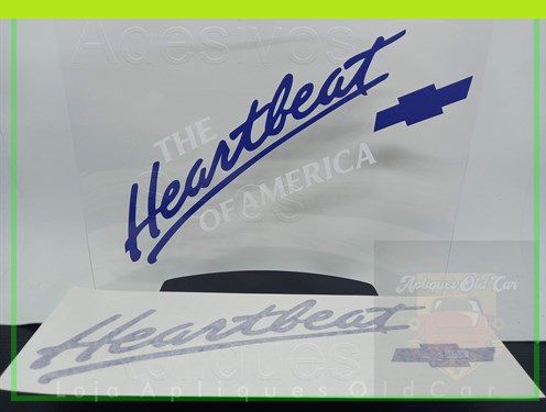 Adesivo Decorativo Chevrolet The Heartbeat Of America