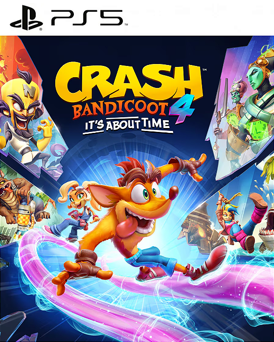 Crash Bandicoot 4 It's About Time PS5 Mídia Digital