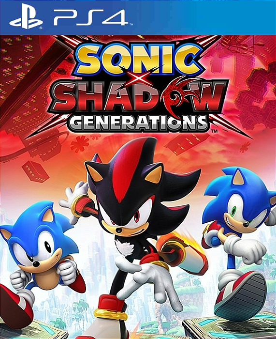 SONIC X SHADOW GENERATIONS PS4 Mídia Digital