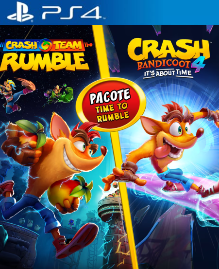 Crash Team Rumble™ + Crash Bandicoot™ 4: It’s About Time PS4 Midia Digital