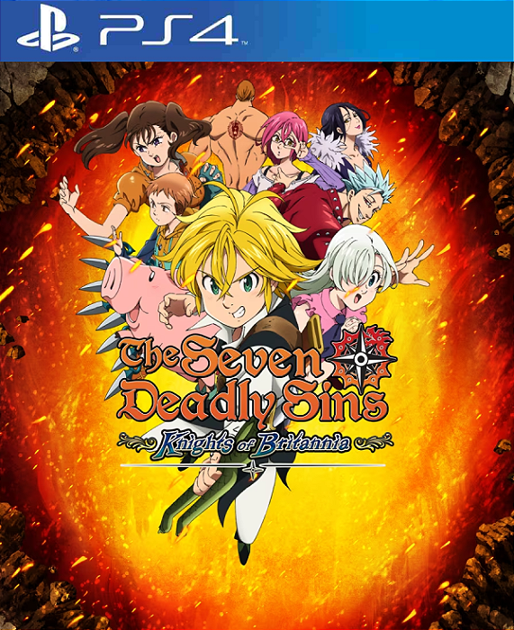 The Seven Deadly Sins: Knights of Britannia PS4 Midia Digital