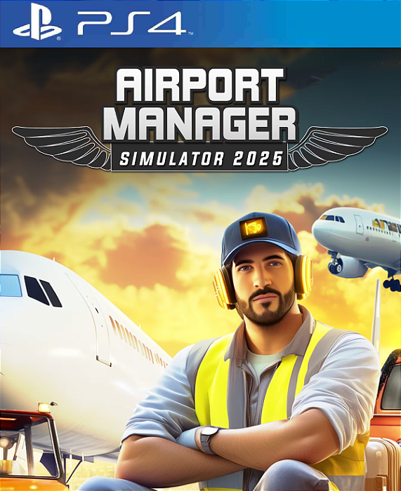 Airport Manager Simulator 2025 PS4 Midia Digital