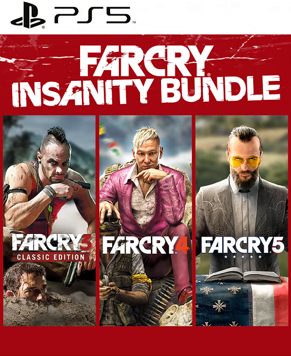 Far Cry - Pacote Insanidade PS5 Midia Digital
