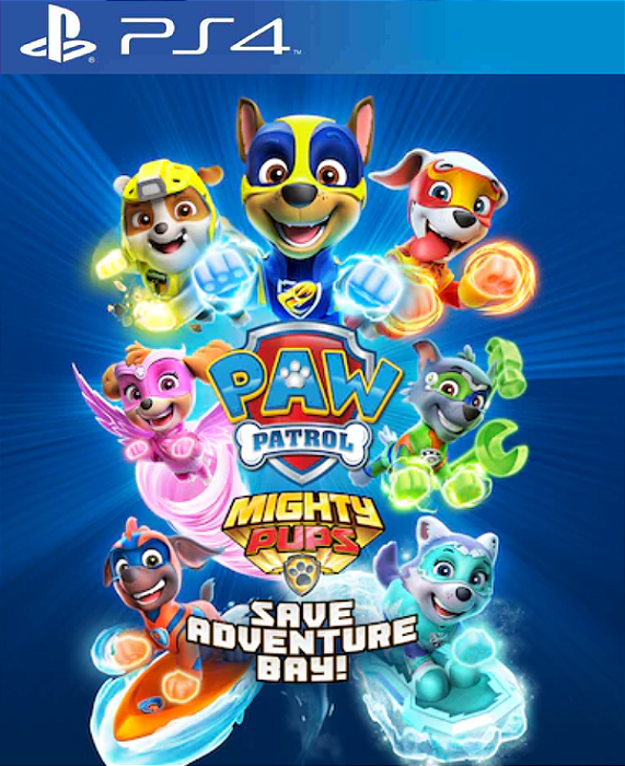 Patrulha PATA: Os Cachorrinhos Poderosos salvam a Baía da Aventura PS4 Mídia Digital