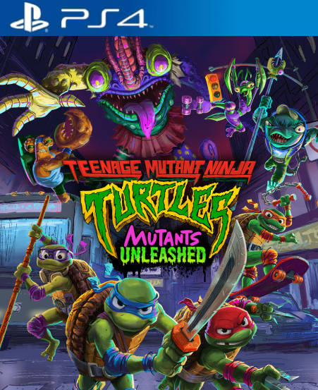 As Tartarugas Ninja: Mutantes à Solta PS4 Mídia Digital