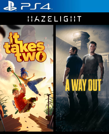 Pacote Hazelight (A Way Out + It Takes Two) PS4 Mídia Digital