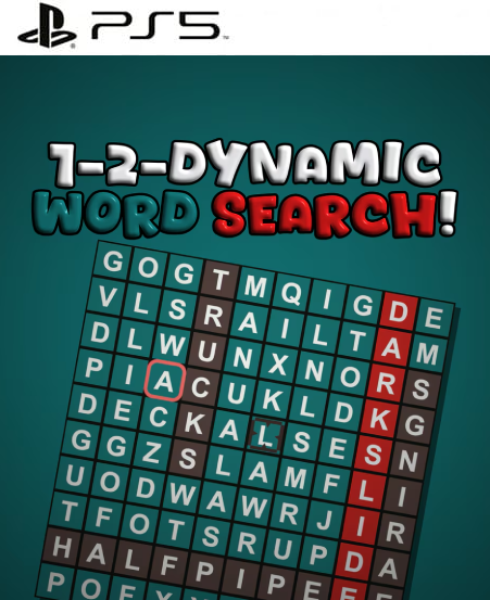 1-2-Dynamic Word Search! PS4 & PS5 Midia Digital