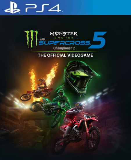 Monster Energy Supercross - The Official Videogame 5 PS4 Midia Digital