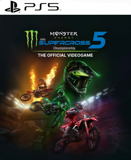 Monster Energy Supercross - The Official Videogame 5 PS5 Midia Digital