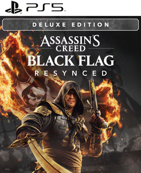Assassin's Creed Black Flag Resynced Edição Deluxe PS5 Midia Digital