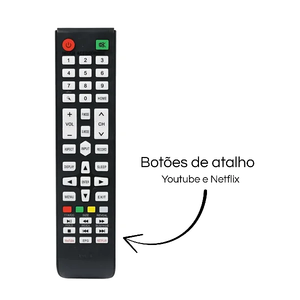 Controle Remoto 9188 Compatível Smart LED HQ