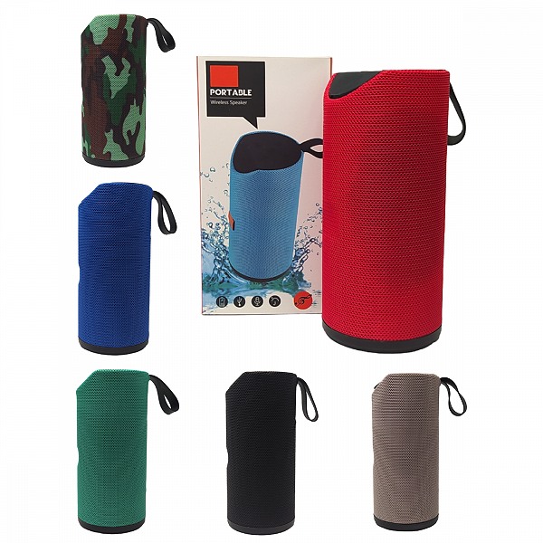 Caixa de Som Bluetooth Portátil 5W com ALÇA Kapbom T113 (***DISPONÍVEL SOMENTE CINZA, VERDE)