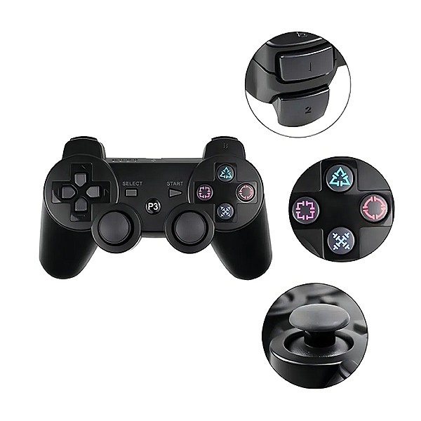 Controle Gamer PS3 - SEM FIO - Wireless 2.4G PC Computador Console Altomex ALTO-3W
