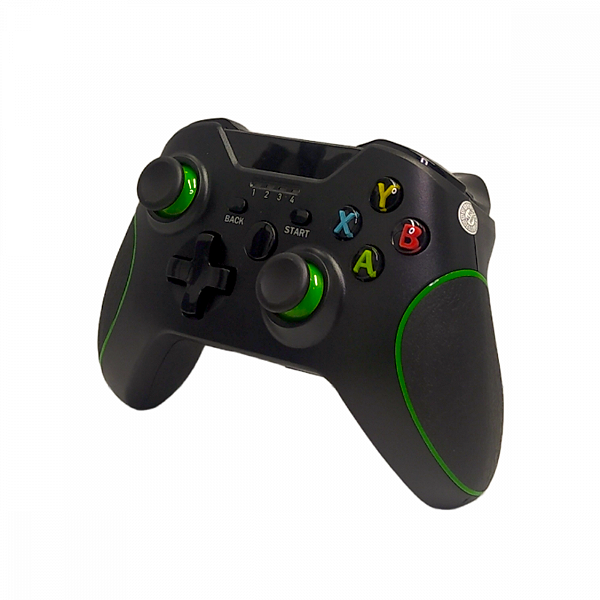 Controle Gamer Tipo Xbox ONE - SEM FIO - Wireless 2.4G PC Computador Altomex X01-W / AL-6113W