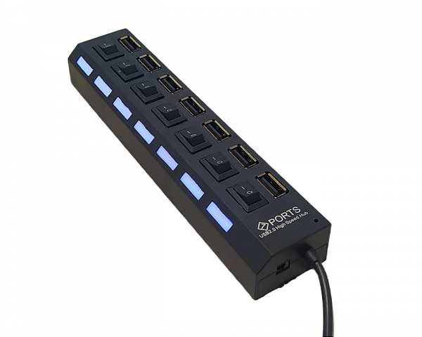 Extensor Adaptador Hub USB 7 Portas Kapbom KA-H7U