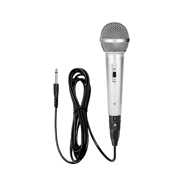 Microfone Dinâmico Profissional com Cabo Adaptador P10 Altomex M-303