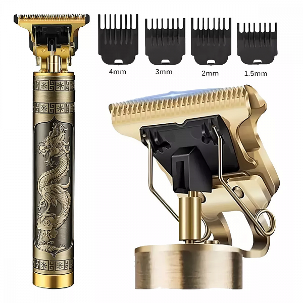Máquina de Barbear e Cortar Cabelo Recarregável Sem Fio Dragão T-Blade XLS TX2229-QH
