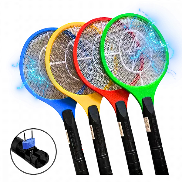 Raquete Elétrica de Mata Mosquito Pernilongo Dengue LM-006 / KA-66