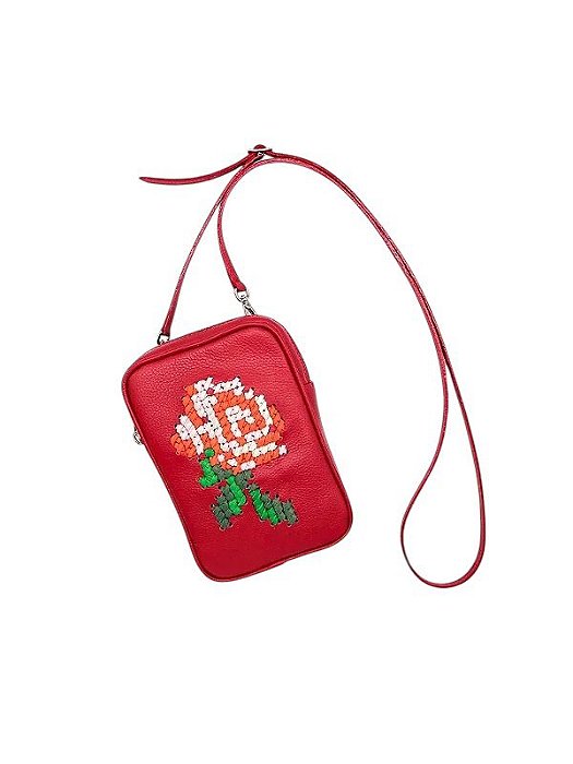 BOLSA CROSSBODY PEQUENA PONTO DE CRUZ PETIT